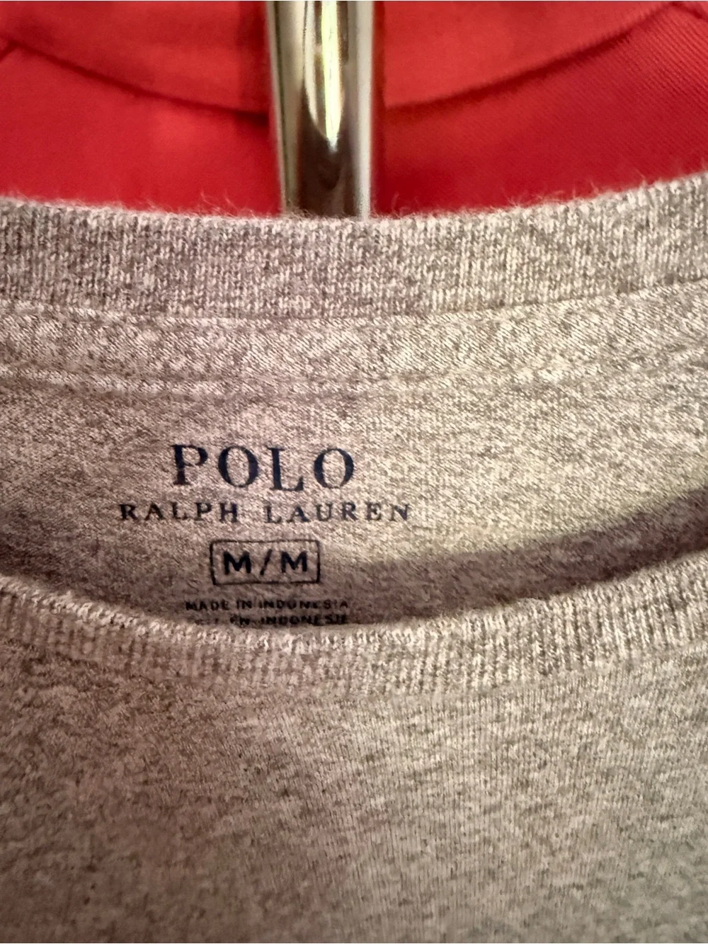 Polo by Ralph Lauren Heather Gray Long-Sleeve Crewneck Shirt